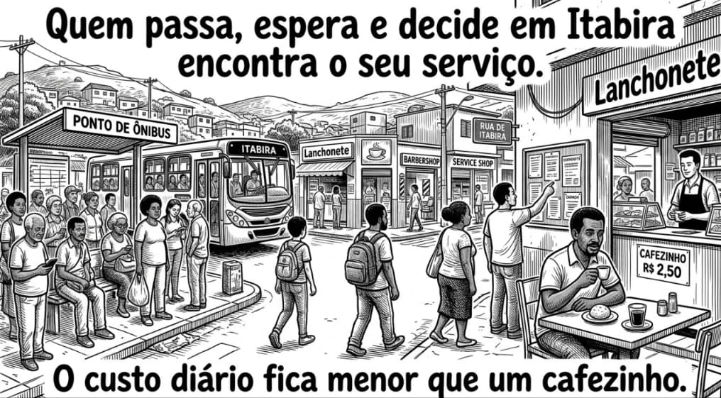 O bairro vê todo dia